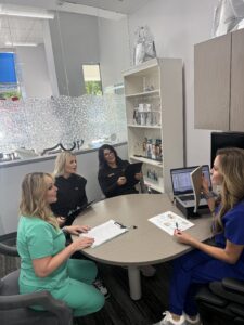 Calabasas Med Spa team around table